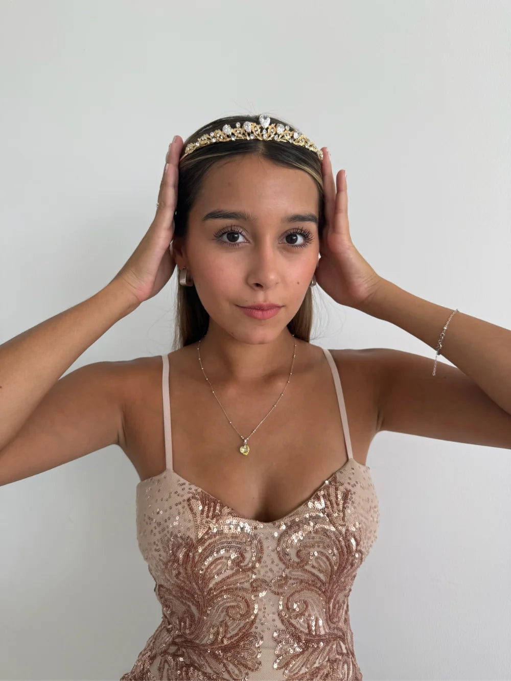 Tiara Destello Real – Dorada