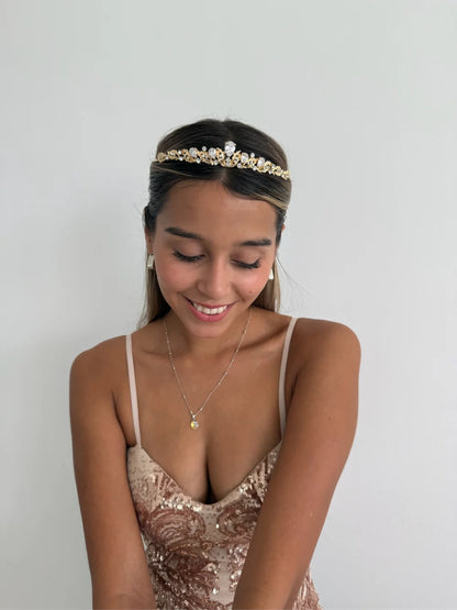 Tiara Destello Real – Dorada