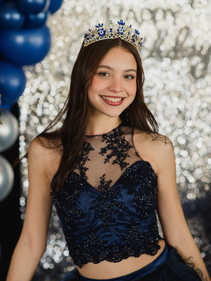Tiara Aura Real - Azul