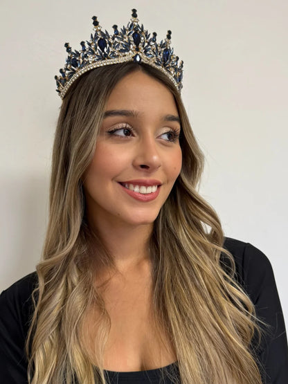 Corona Trono Celestial – Azul profundo