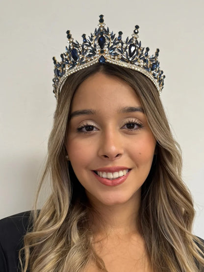 Corona Trono Celestial – Azul profundo
