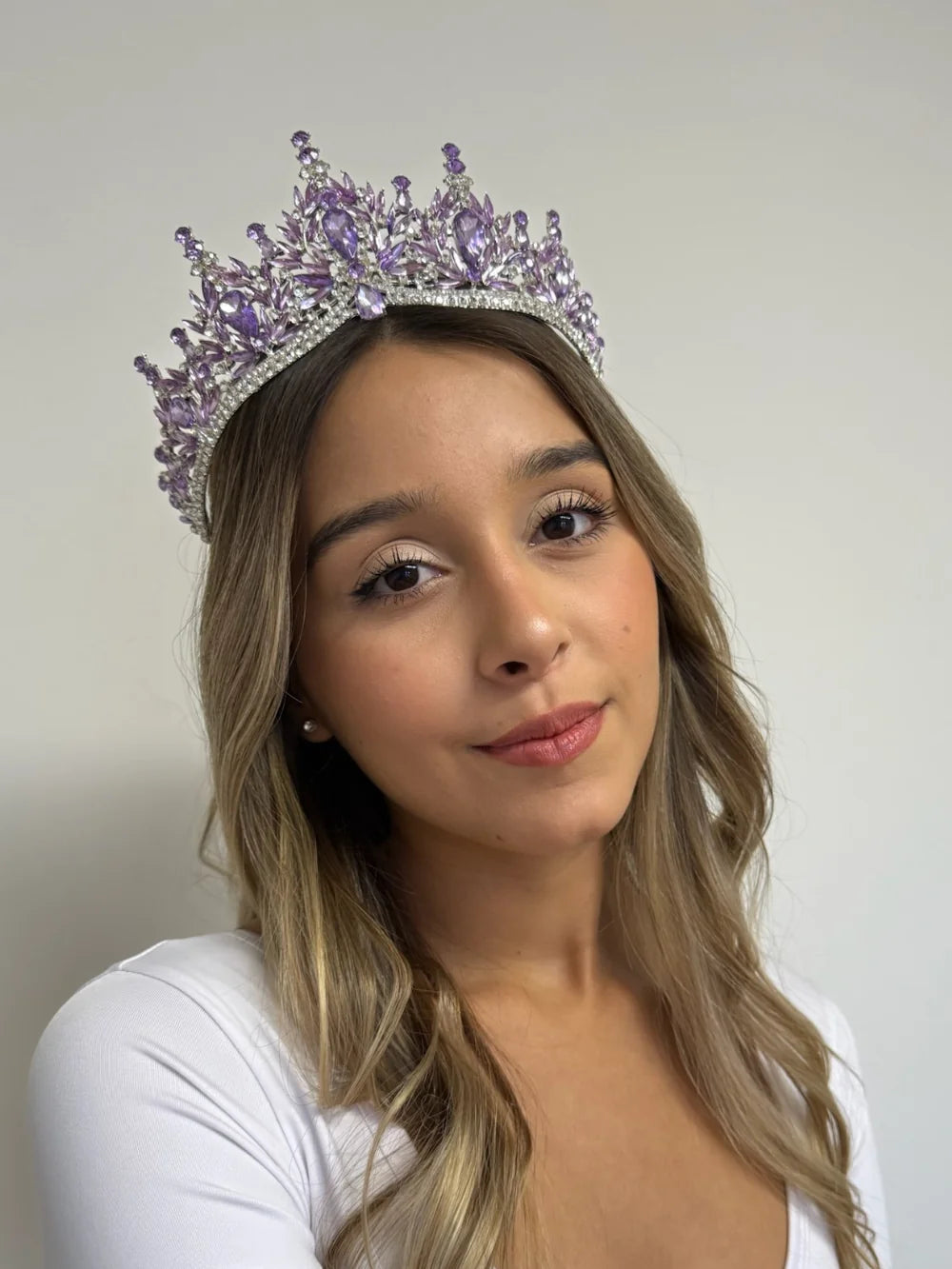 Corona Trono Celestial – Lila Boreal