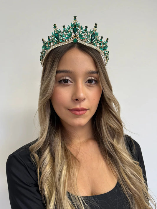Corona Trono Celestial – Verde Esmeralda