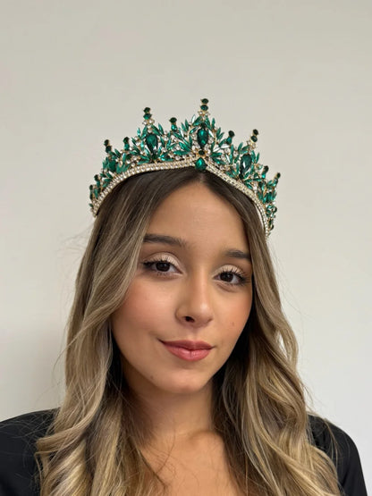 Corona Trono Celestial – Verde Esmeralda