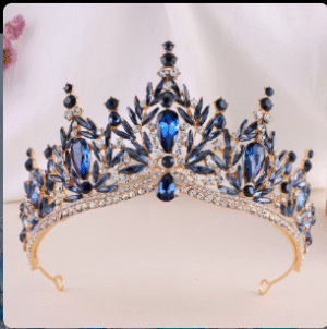 Corona azul profundo