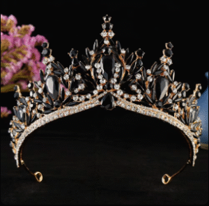 corona | Tiara negro