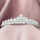 Tocado de Novia Cristal de Hielo – Plateada