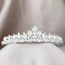Tocado de Novia Cristal de Hielo – Plateada