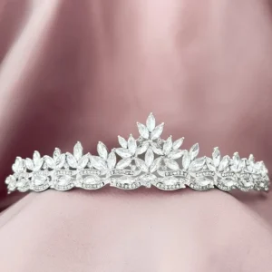 tocado de novia Cristal de hielo