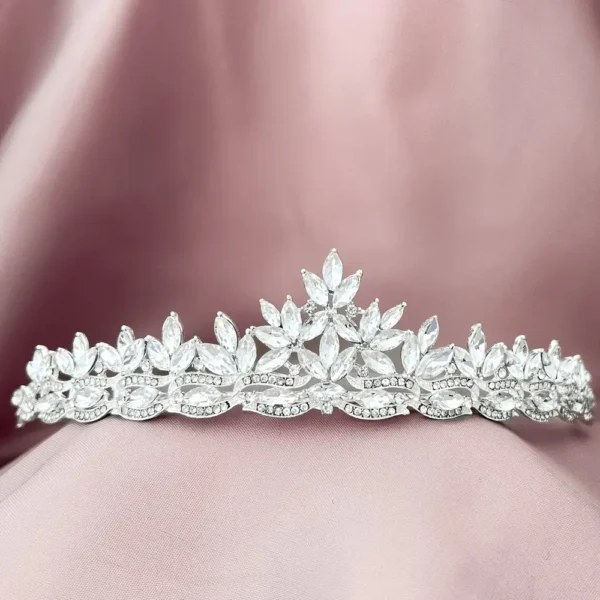 tocado de novia Cristal de hielo